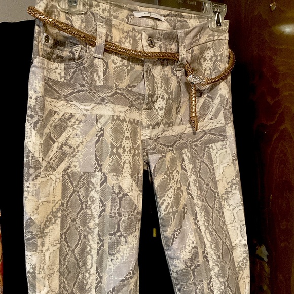 7 FOR ALL MANKIND snake/python print jeans - Picture 8 of 16